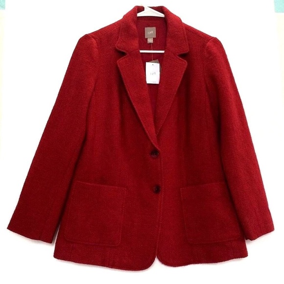 J. Jill Jackets & Blazers - ❤️J.JILL WoolBlend TWEED Blazer Coat Jacket Line S
